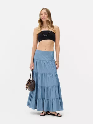 Camiseta bandeau elástica de Rita Ora