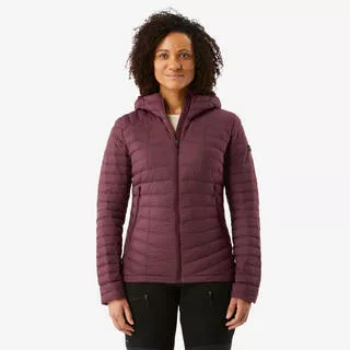 SIMOND Piumino trekking donna MT100 PIUMA rosso amaranto