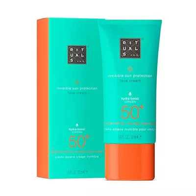 Invisible sun protection face cream SPF50+