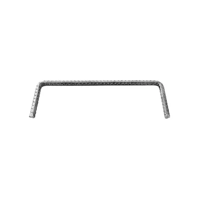 GRAPA DE ACERO INOXIDABLE 100x100x100 8 MM