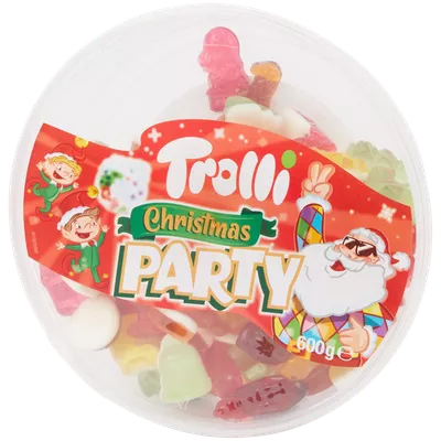 Směs gumových bonbonů Trolli Christmas Party