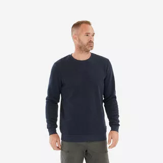 Maglione in pile montagna uomo NH150 girocolllo blu