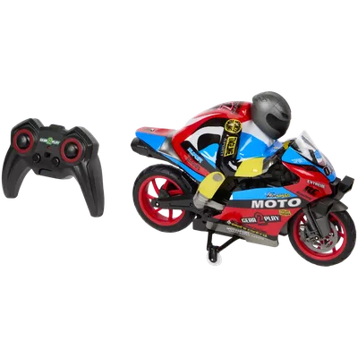 Dálkově ovládaná závodní motorka Gear2Play