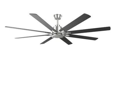 VENTILADOR DE TECHO Ø200CM SIN LUZ NEGRO