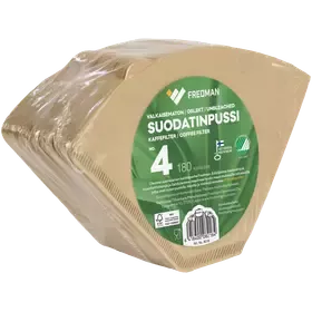 Fredman suodatinpussi No 4 valkaisematon 180kpl