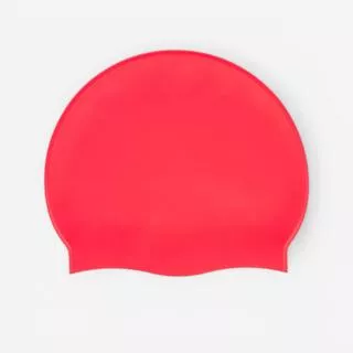 Cuffia piscina silicone rossa