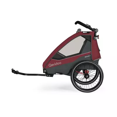 Kinderfahrradanhänger Skaja 2 Cayenne Red