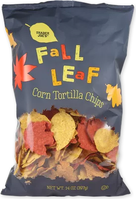 Fall Leaf Corn Tortilla Chips