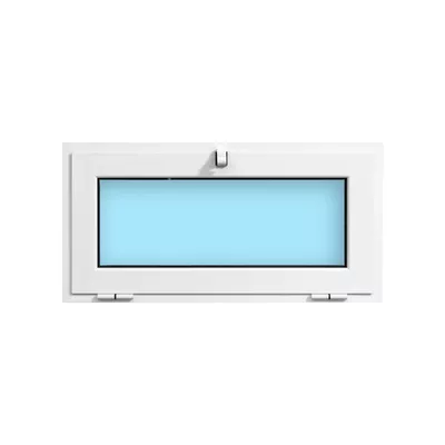 VENTANA ALUMINIO PRACTICABLE GOLPETE  BLANCA 90X45CM