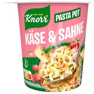 Knorr Pasta Snack Pot Käse & Sahne 63g