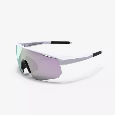 DECATHLON Fahrradbrille Perf 500 Light Kat. 3 Damen/Herren weiss
