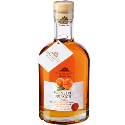 Zinselhof Weinbergpfirsichlikör 18,0 % vol 0,5 Liter - Inhalt: 2