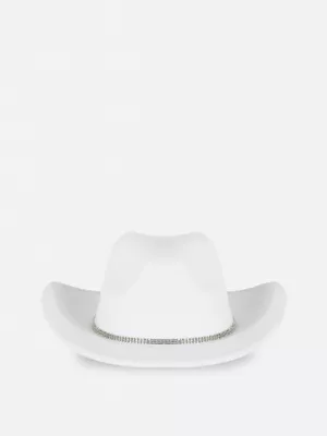 Sombrero de vaquero con strass