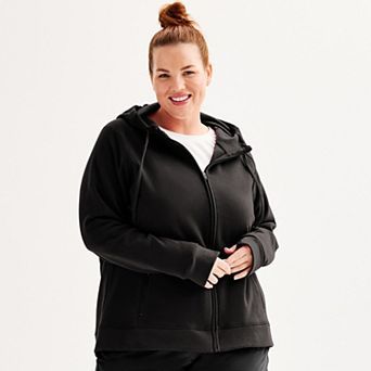 Plus Size Tek Gear® Ultrasoft Fleece Full-Zip Hooded Sweatshirt