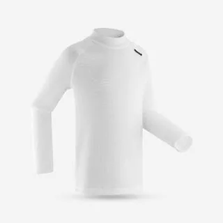WEDZE Maglia termica sci bambino 100 bianco greige