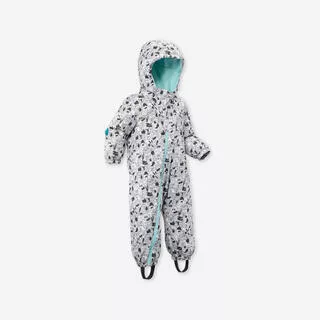 Tuta sci baby 500 WARM grigia