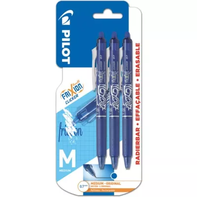 Pilot, Kuglepen, FriXion, 3 stk.