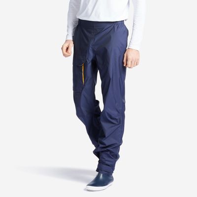 Überziehhose Segeln Herren wasserdicht 100 marineblau