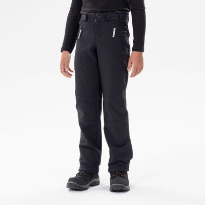 QUECHUA Dětské turistické softshellové kalhoty hřejivé MH 500 7–15 let