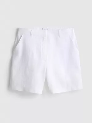 Pantalones cortos clásicos de lino de The Edit
