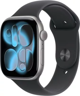 Montre connectée APPLE WATCH 42mm Alu Gris / Noir Serie 11 S/M Cellular