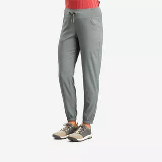 Pantaloni trekking donna NH100 verde oliva