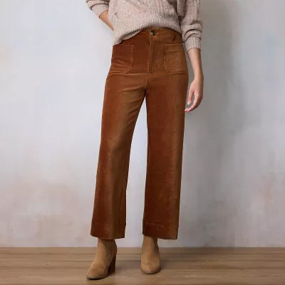 Women's LC Lauren Conrad Super High-Rise Wide Leg Crop Pants