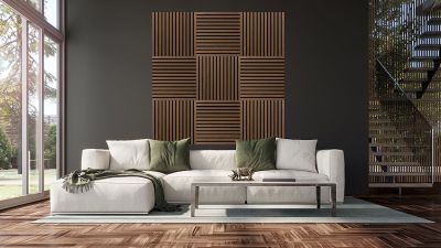FibroTech, Akustikpanel, Square, olieret eg, 22x520x520 mm