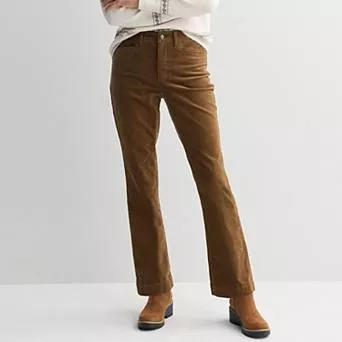 Women's Croft & Barrow® Bootcut Corduroy Pants