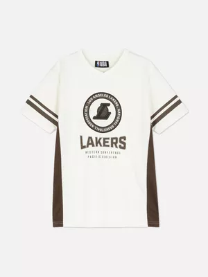 7-15 años | Camiseta de malla de Los Angeles Lakers