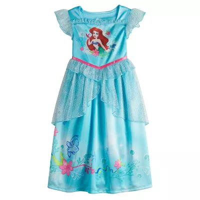 Disney's The Little Mermaid Toddler Girl Ariel Night Gown