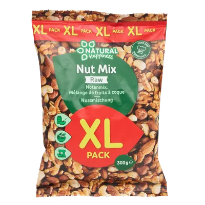 Směs ořechů Natural Happiness XL–balení