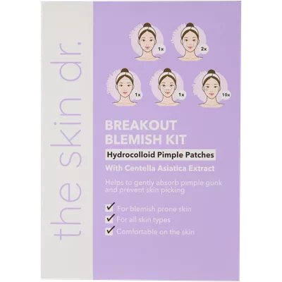 Hydrokoloidní náplasti na akné The Skin Dr.