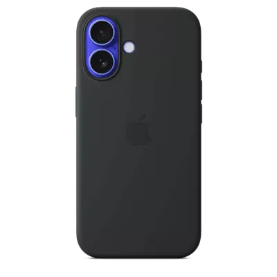 Apple iPhone 16 Silicone Case with MagSafe - Black