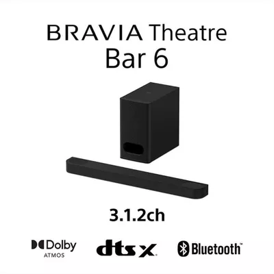 SONY - BRAVIA Theatre Bar 6 HTBD60.CEL-Nero