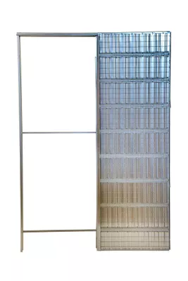 ESTRUCTURA PUERTA CORREDERA REVOQUE 9 CM HOJA 70 CM
