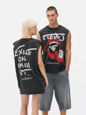 Camiseta sin mangas gráfica de The Rolling Stones