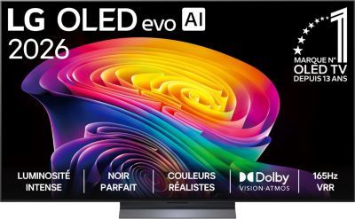Lg - Tv Oled  65c6 (2026) 65" (164 Cm) 4k Ultra Hd - Expérience Cinéma & Gaming, 120hz, Smart Tv