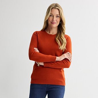 Women's Croft & Barrow® Extra Soft Crewneck Sweater