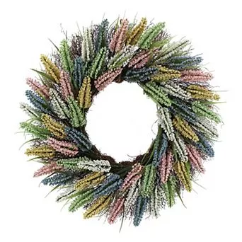 Celebrate Together™ Pastel Tri-Color Artificial Wreath