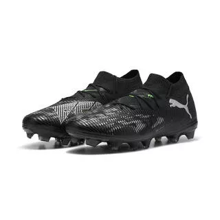 Scarpe da calcio FUTURE 8 MATCH FG/AG PUMA Black Cool Light Gray Fluo Green