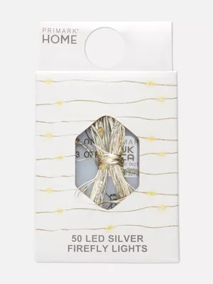 50 luces LED con efecto luciérnaga