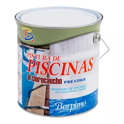 PINTURA PISCINAS AL CLOROCAUCHO BARPIMO 4L BLANCO