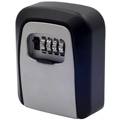 Jasa, Nøgleboks m. kombinationslås, vejrbeskyttelsescover, sort/grå