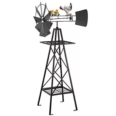 Red Shed 5 ft. Chicken Windmill