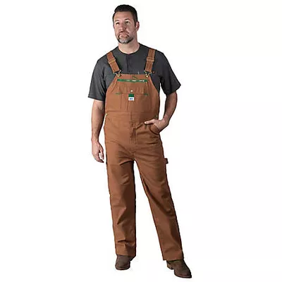Liberty Men's Duck Bib Overalls, 10 oz.