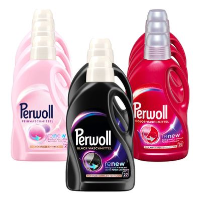 Perwoll Flüssigwaschmittel 27 WL, verschiedene Sorten, 8er Pack