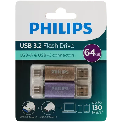USB flash disky Philips USB-A a USB-C
