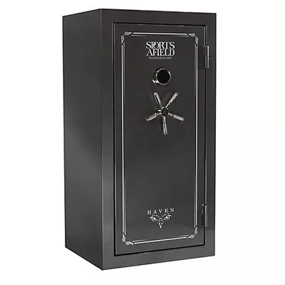 Sports Afield 36 Long Gun + 6 Handgun 15.75 cu. ft. Electronic Lock Haven Gun Safe, 75 Min. Fire Rating, Metallic Finish