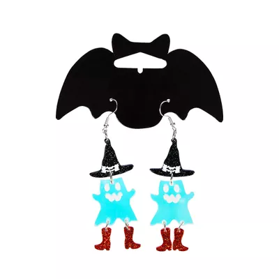 Halloween Earrings Ghost + Hat Boots